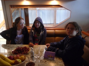 Santana, Kira & Sienna on the Higlander II